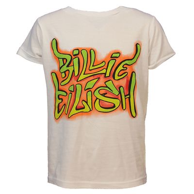 Billie Eilish Graffiti Logo Kids T-Shirt