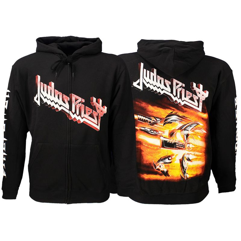 Judas Priest Firepower Zipper Hoodie Sweater Jacket
