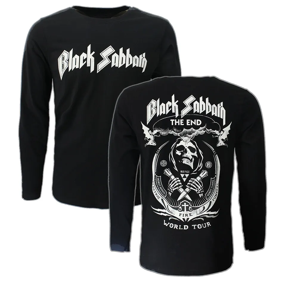 Black Sabbath The End Vintage Langarm-T-Shirt