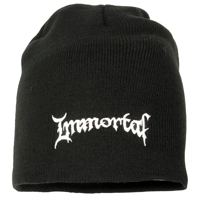 Beanie-Mütze mit Logo der Immortal Band
