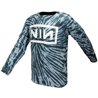 Nine Inch Nails Logo Dip Dye Longsleeve T-Shirt