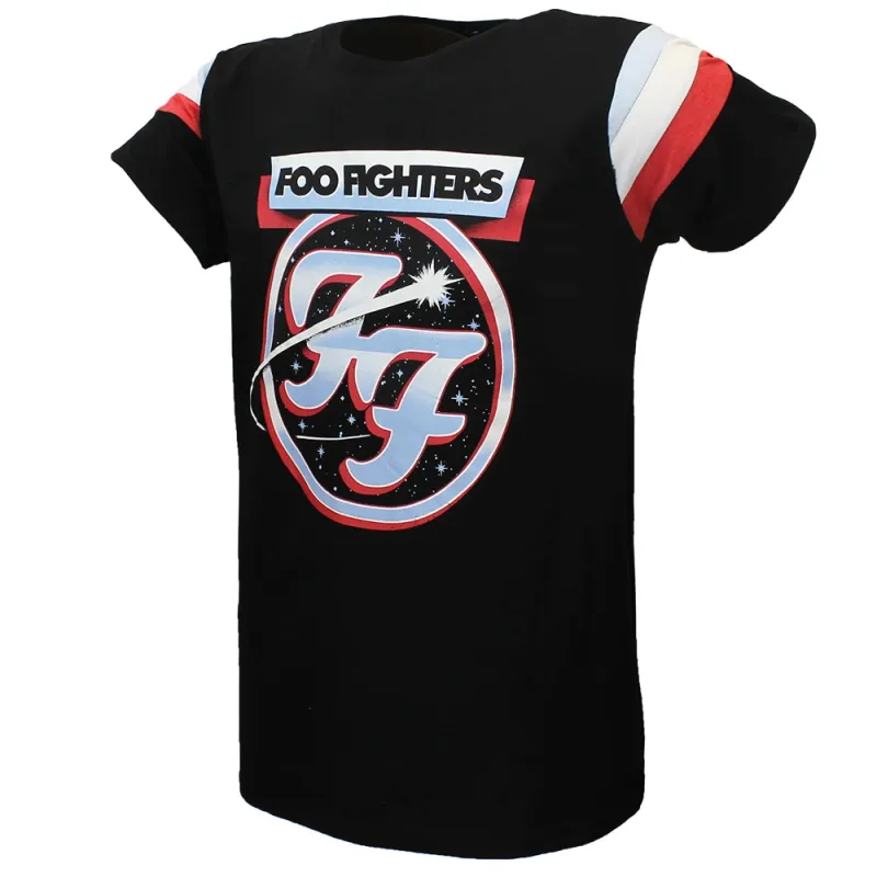 Foo Fighters Comet dreifarbiges Ringer-T-Shirt im 60er-Jahre-Stil