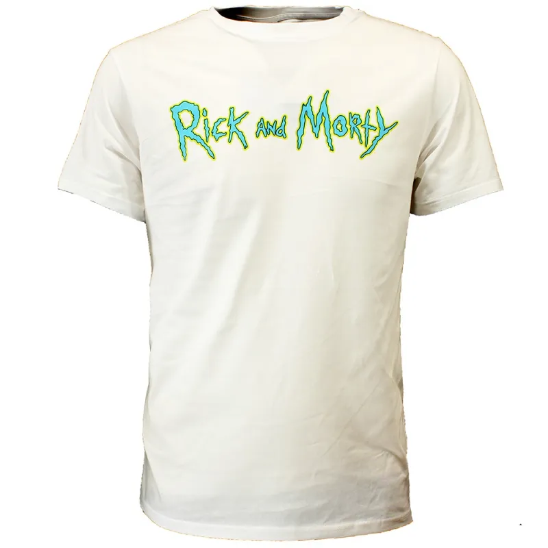 Rick and Morty Logo T-Shirt White