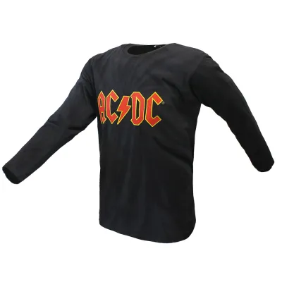 ACDC Massive Logo Dip Dye Langarm-T-Shirt
