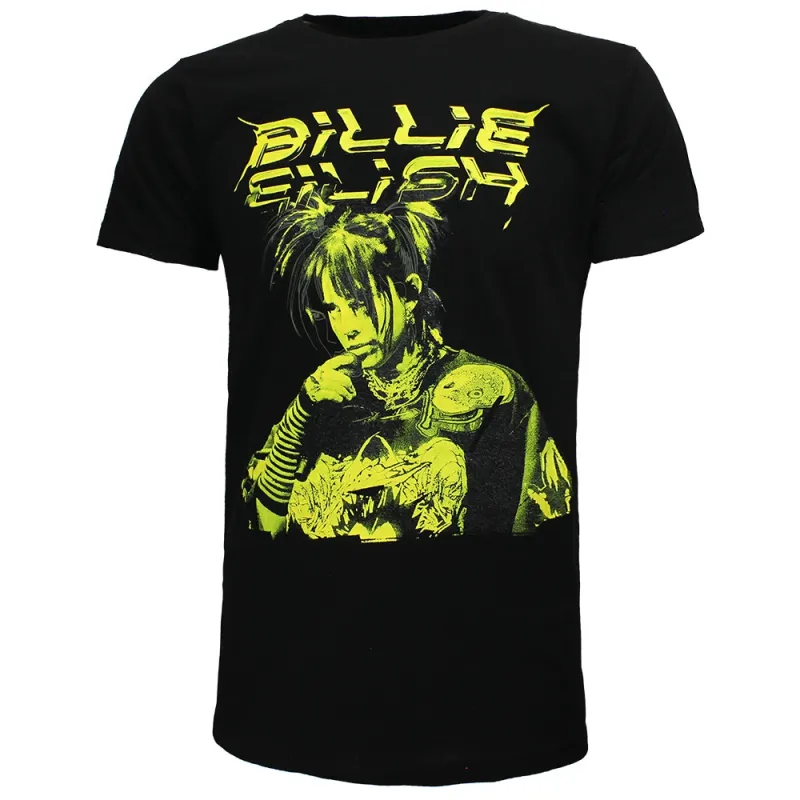 Billie Eilish Illustriertes T-Shirt