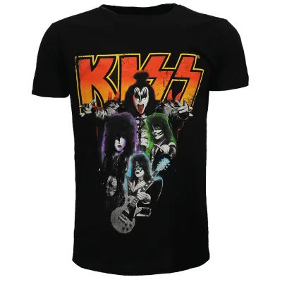 KISS Neon Band T-Shirt