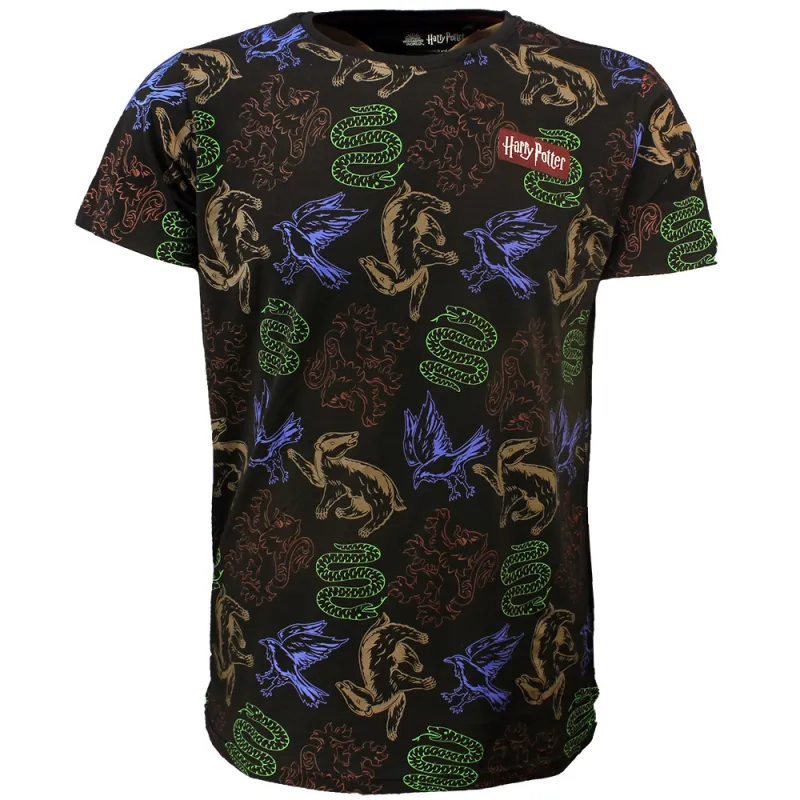 Harry Potter Wizards Unite House Animals T-Shirt