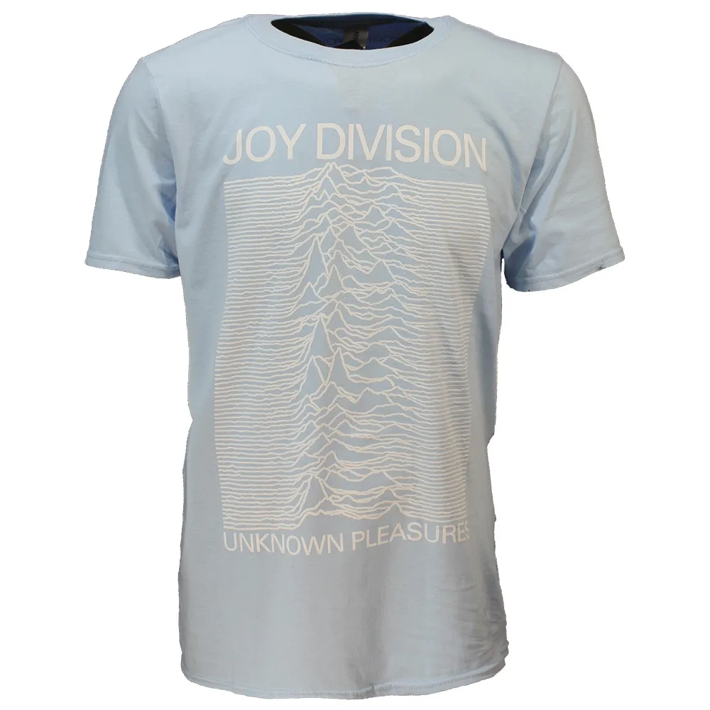 Joy Division Unknown Pleasures Blue T-Shirt
