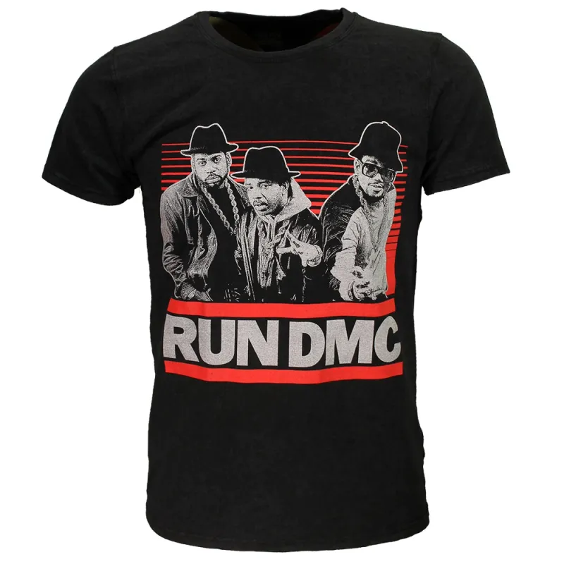 Run DMC Gradient Bars Dip Dye / Mineral Wash T-Shirt