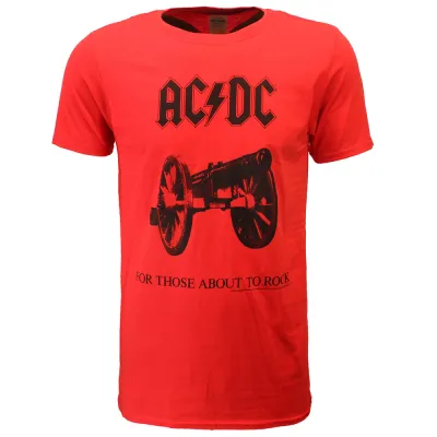 ACDC für alle, die ein rotes T-Shirt rocken wollen