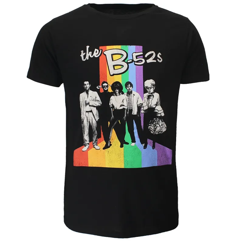 Das Rainbow Band-Foto-T-Shirt der B-52