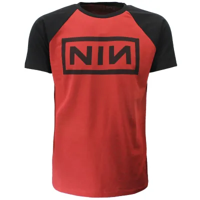 Nine Inch Nails Raglan Style Logo T-Shirt