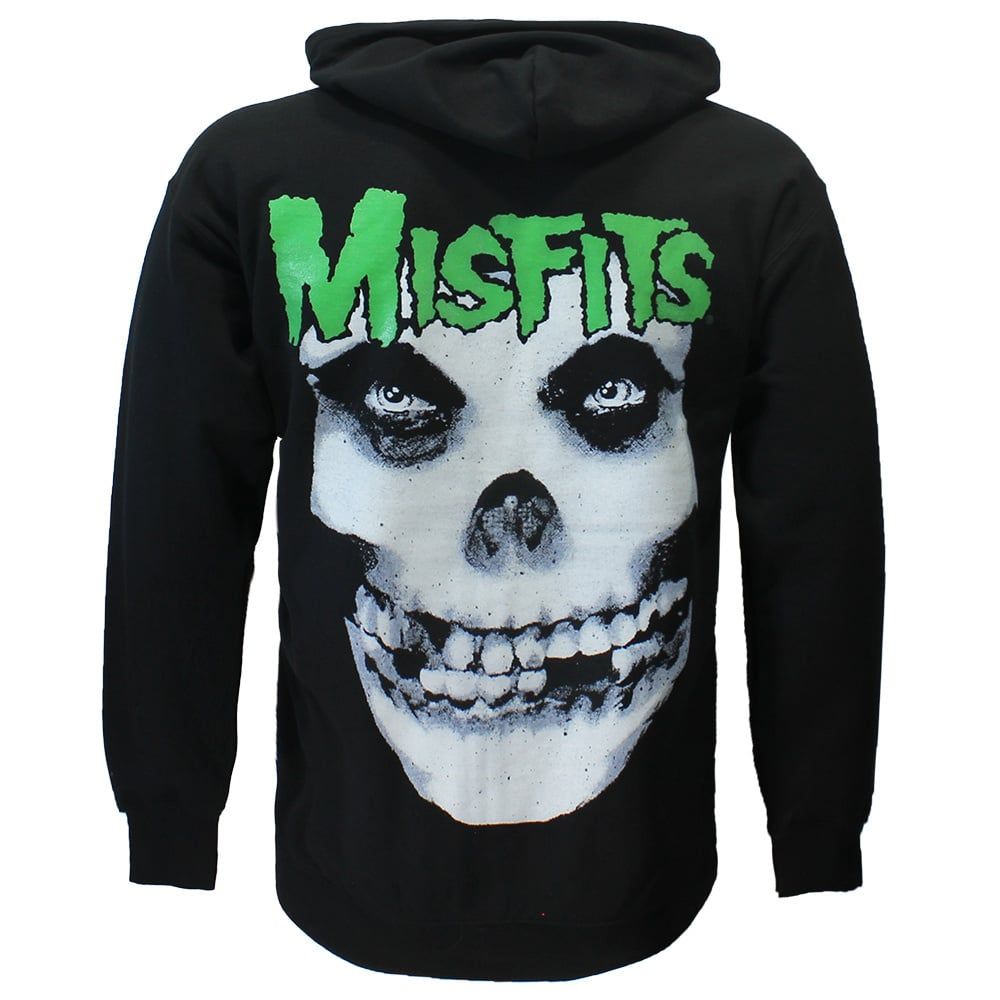 Misfits Jarek Skull Zipper Hoodie Vest