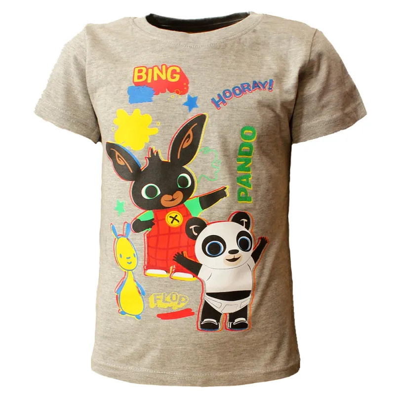 Bing Pando Kids T-Shirt Gray