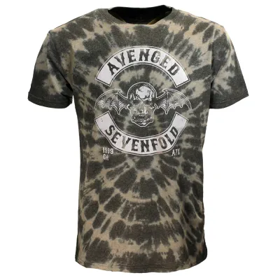 Avenged Sevenfold a7x Deathbat Crest Dip Dye T-Shirt