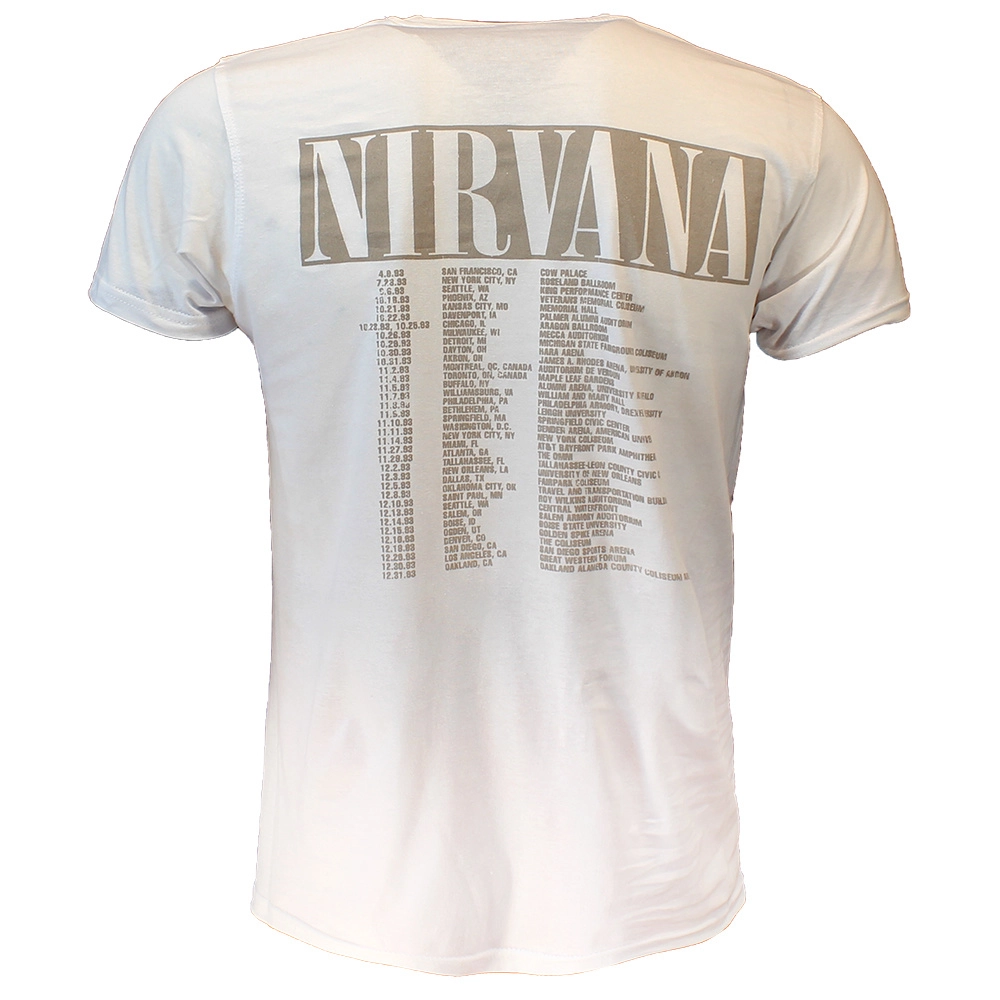 Nirvana In Utero Tour T-Shirt - Official Merchandise | Popmerch.com