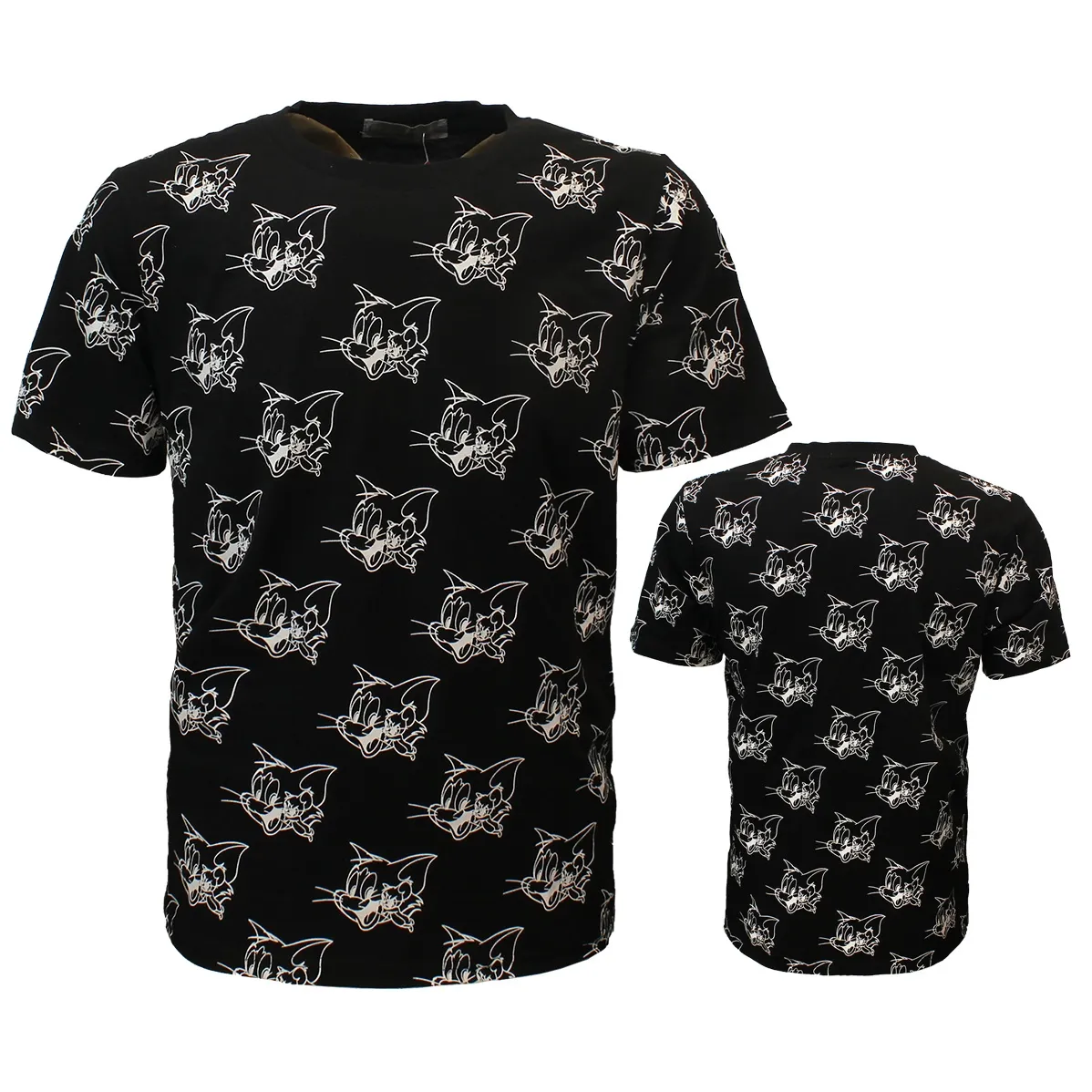Tom and Jerry Happy Face T-Shirt Black