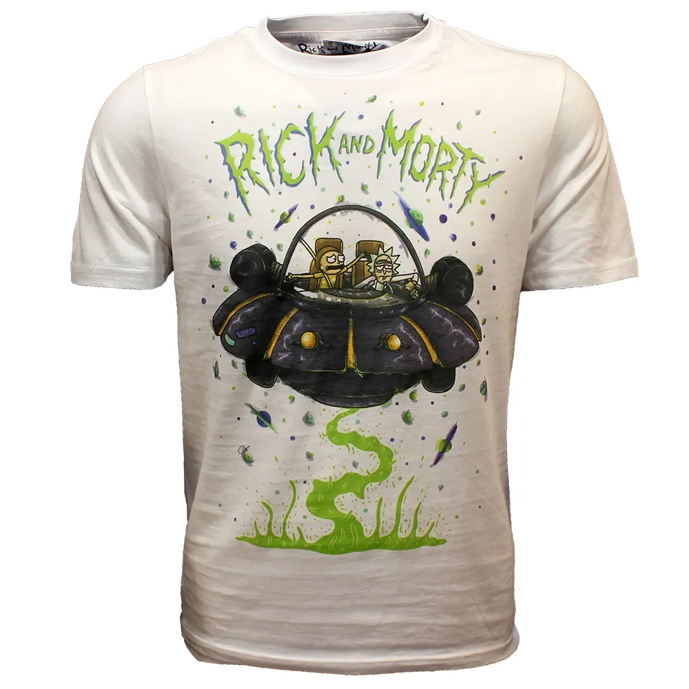 Rick and Morty Flying Saucer Adventure T-Shirt