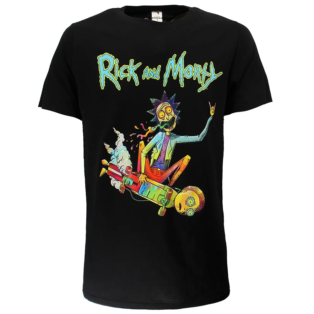 Rick and Morty Psychedelic Rick Epic Skateboard T-Shirt
