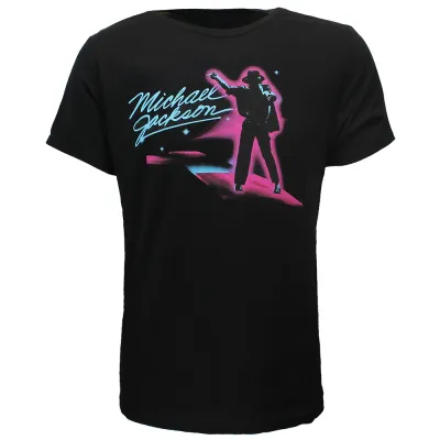 Michael Jackson King Of Pop Neon Dance T-Shirt