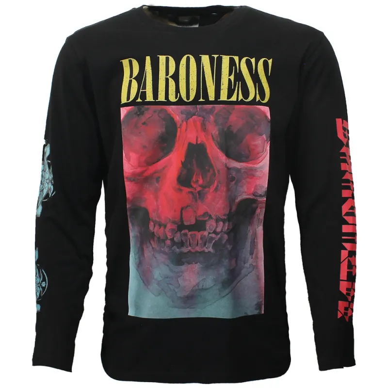 Baroness Skull Tour Langarm-T-Shirt