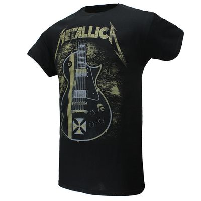 Metallica James Hetfield Iron Cross Guitar T-Shirt