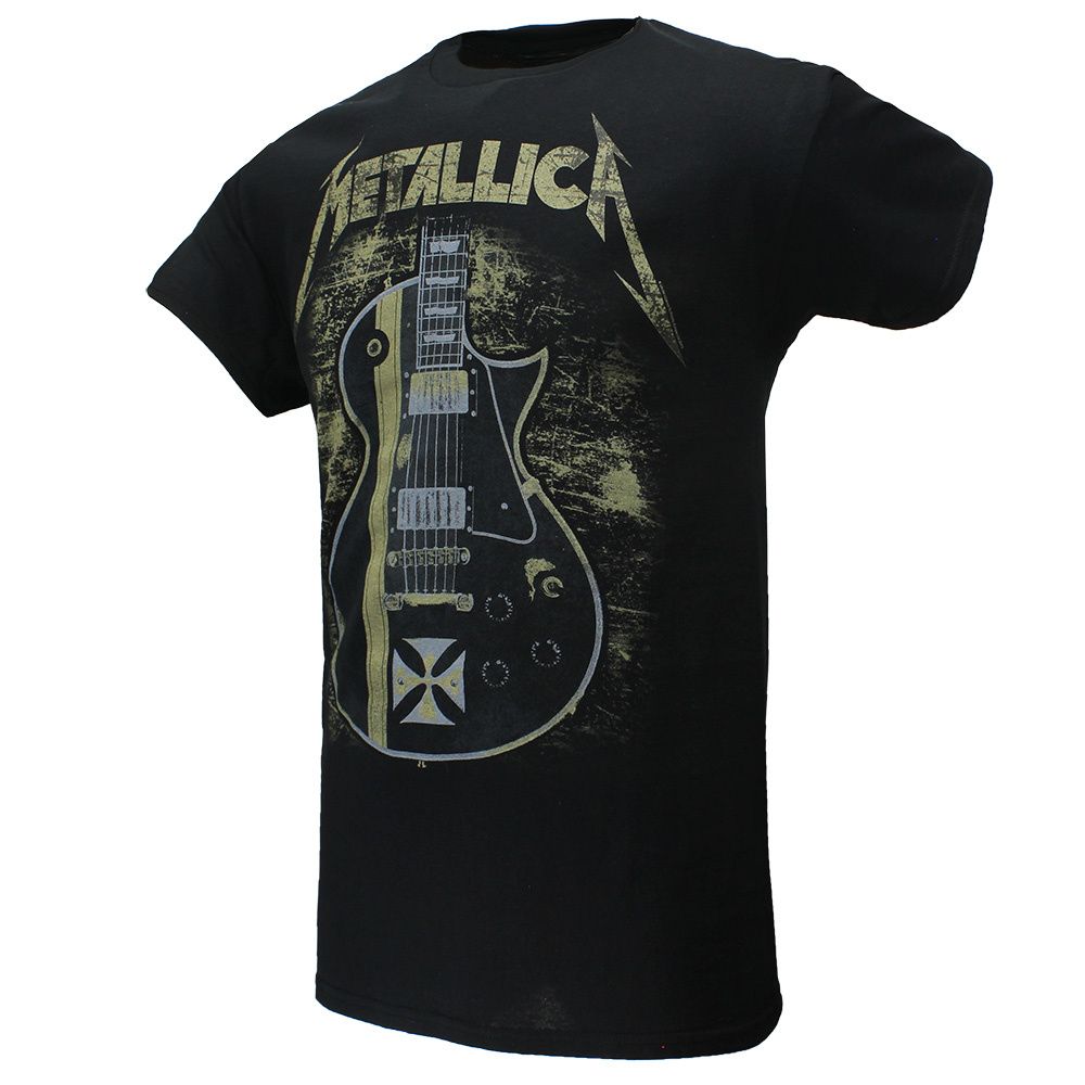 Metallica James Hetfield Iron Cross Guitar T-Shirt