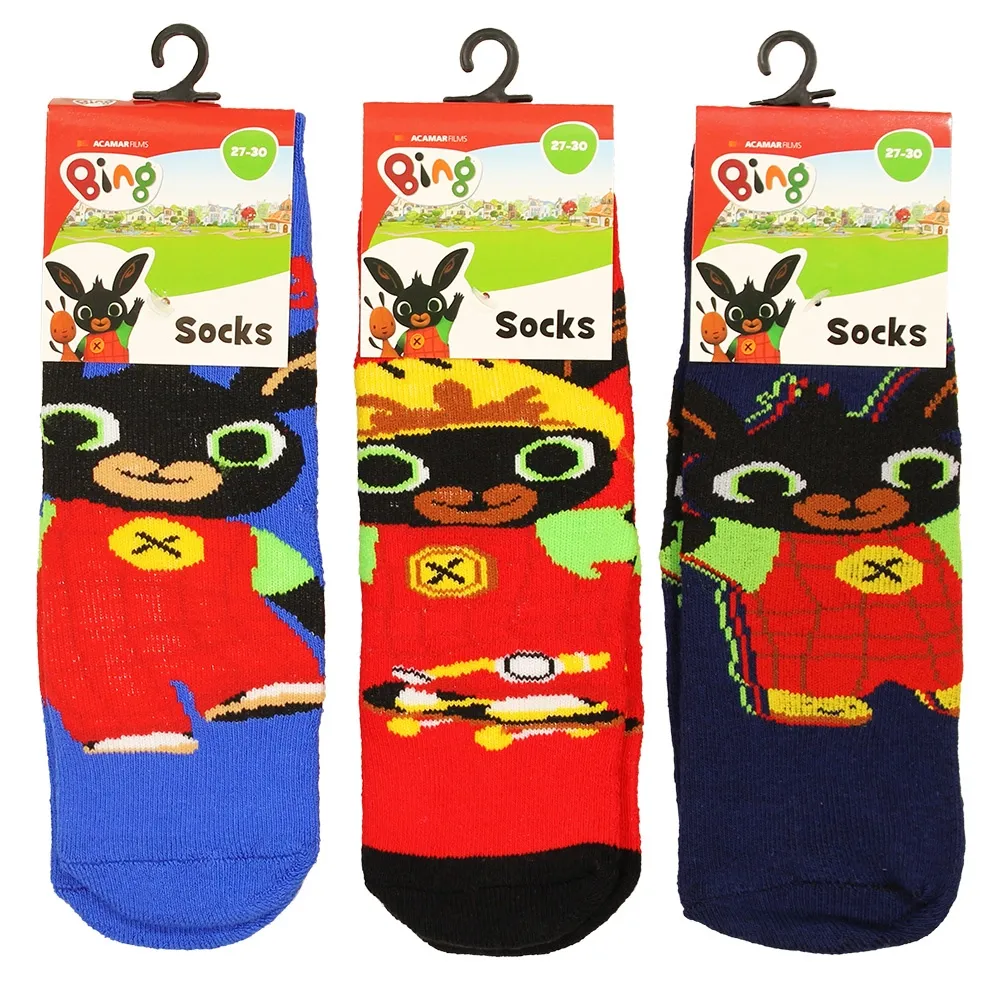 Bing the Rabbit Kids 3 Pair Socks Set