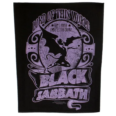 Black Sabbath Lord Of This World Back Patch