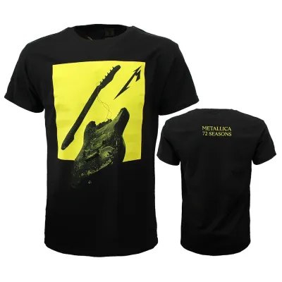 Metallica 72 Season Broken Burnt Guitar T-Shirt