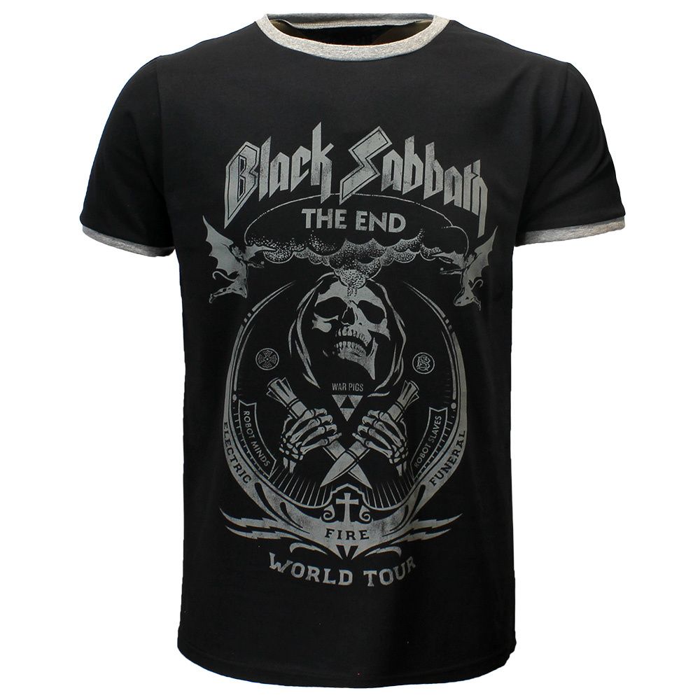 Black Sabbath The End World Tour Ringer T-Shirt