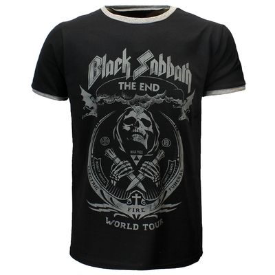 Black Sabbath The End World Tour Ringer T-Shirt