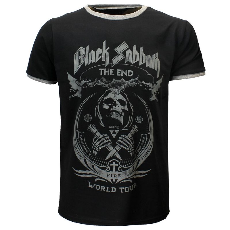 Black Sabbath The End World Tour Ringer T-Shirt