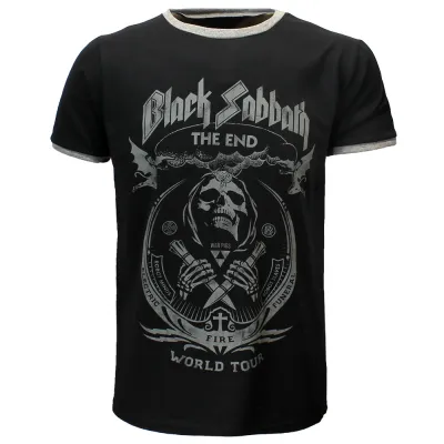 Black Sabbath The End World Tour Ringer-T-Shirt