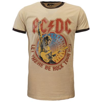 AC/DC Let There Be Rock Tour 1977 Ringer T-Shirt