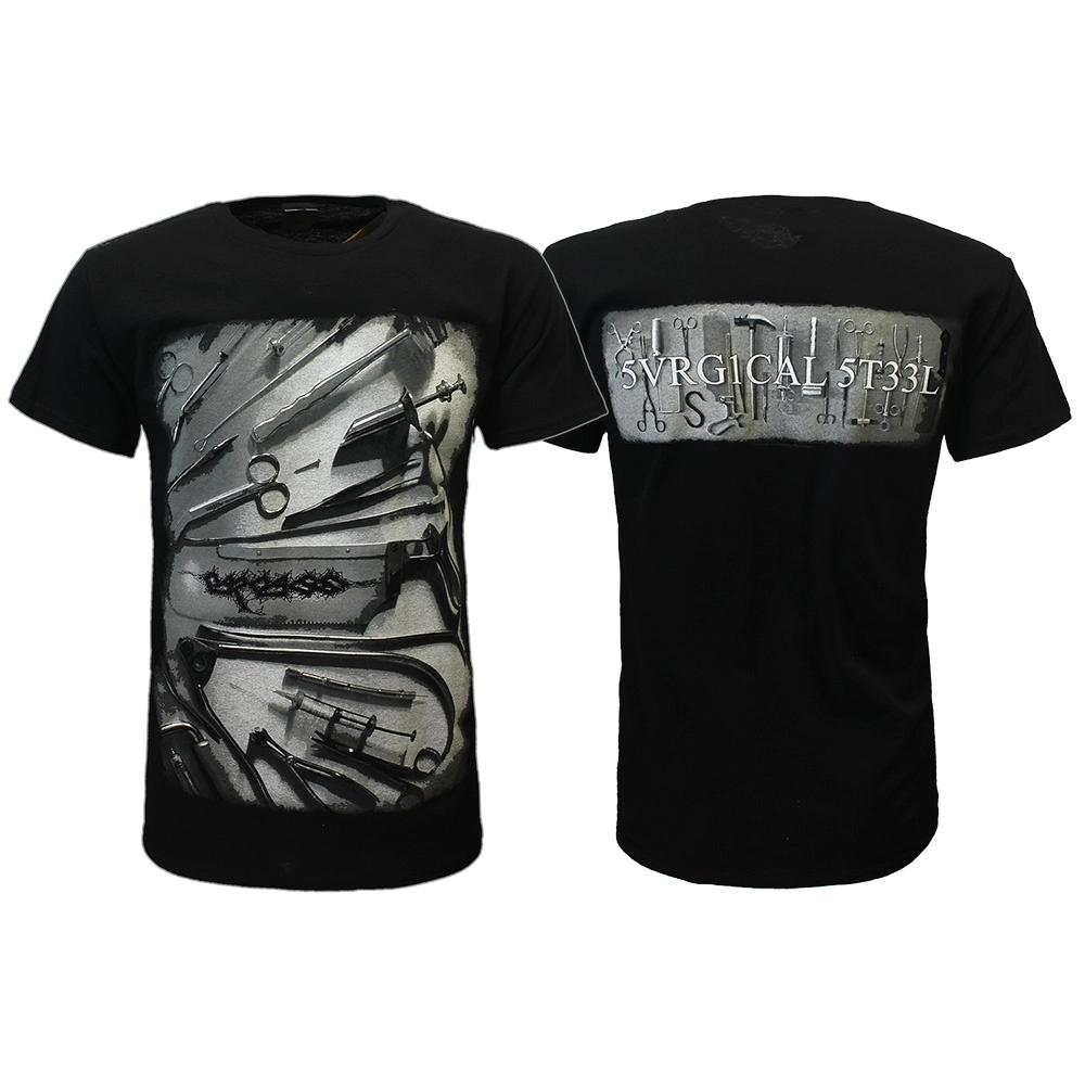 Carcass Surgical Steel Album T-Shirt – Death Metal Merch