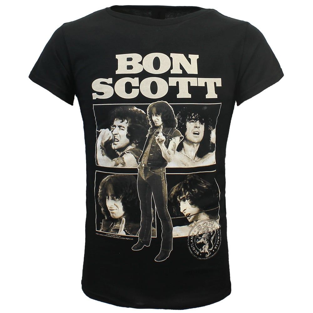 Bon Scott Photo Collage T-Shirt