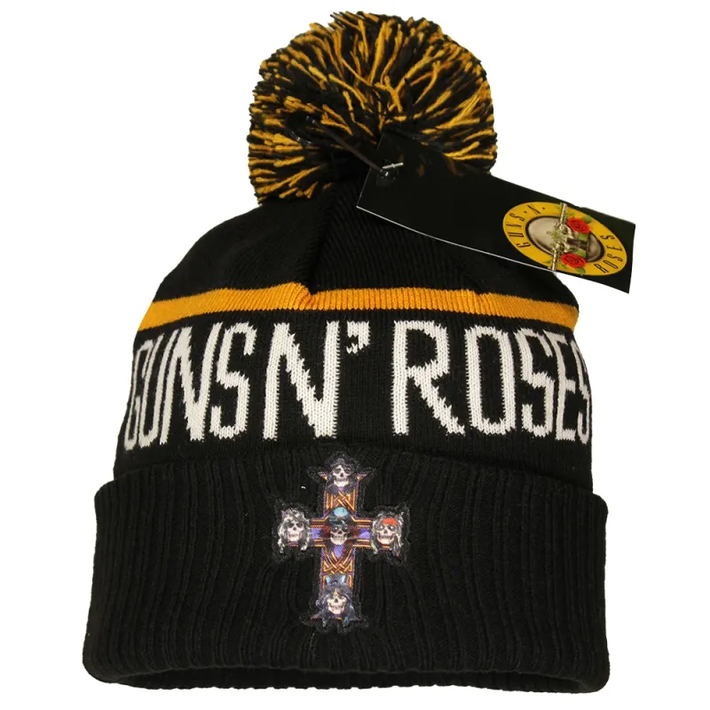Guns N' Roses Bobble Beanie Hat