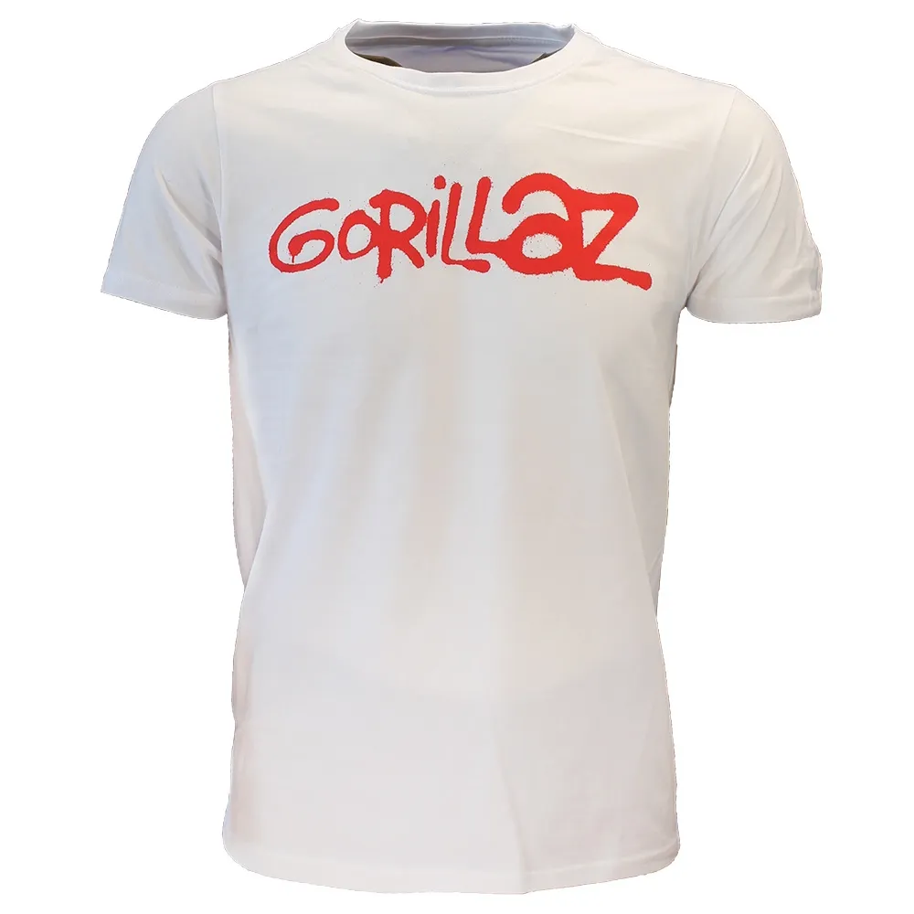 Gorillaz White Tee Logo T-Shirt