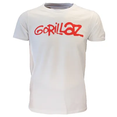 Gorillaz White Tee Logo T-Shirt