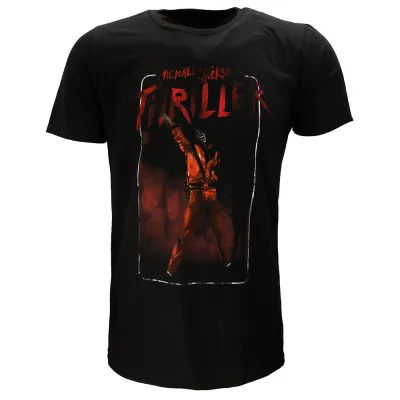 Michael Jackson Thriller White Red Suit T-Shirt