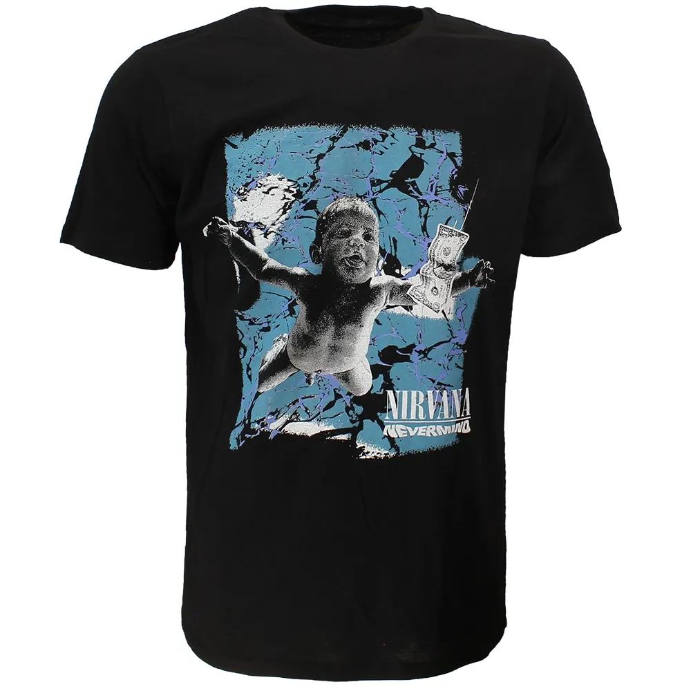 Nirvana Cracked Nevermind Cover T-Shirt