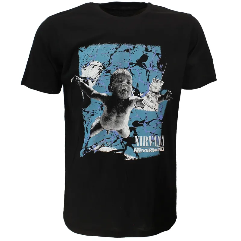 Nirvana Cracked Nevermind Cover T-Shirt