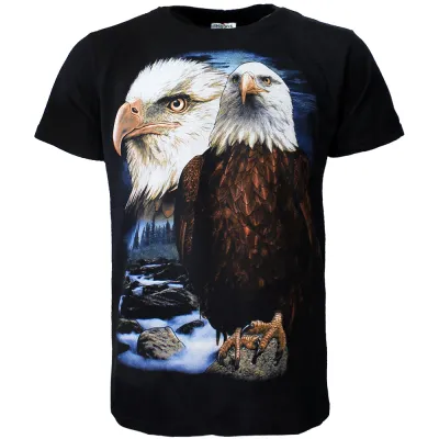 Amerikanischer Weißkopfseeadler Seeadler Adler Kinder T-Shirt