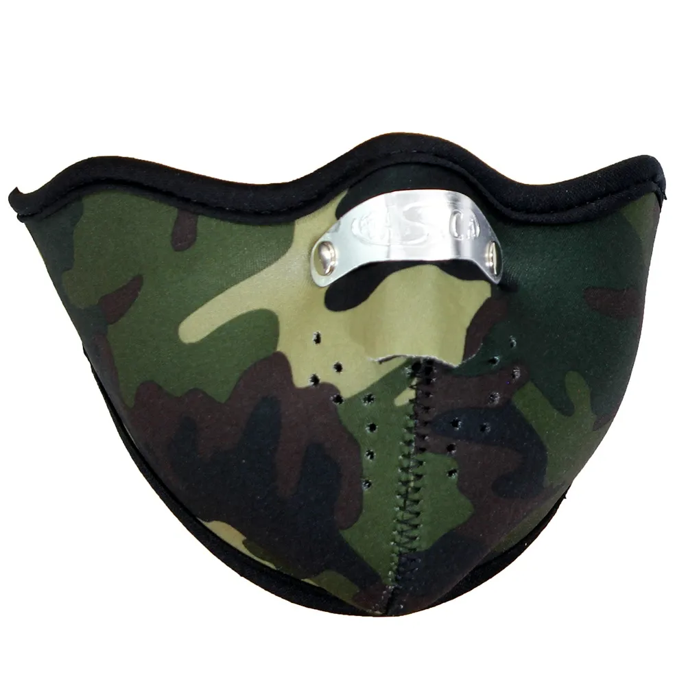 Biker Mouth Mask Face Mask Ski Mask Camouflage Camo