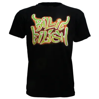Billie Eilish Neon-Graffiti-T-Shirt