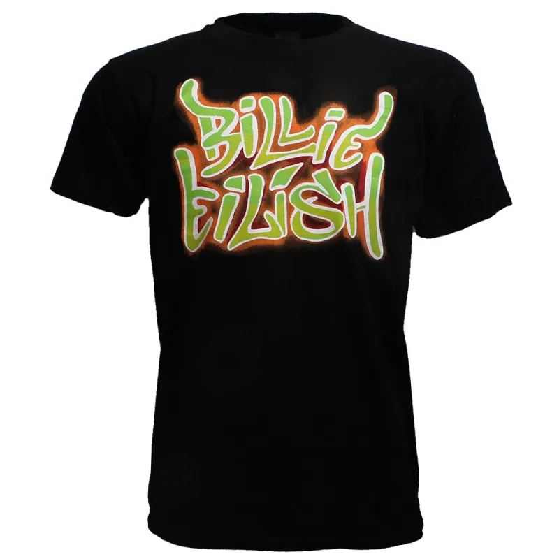 Billie Eilish Neon-Graffiti-T-Shirt