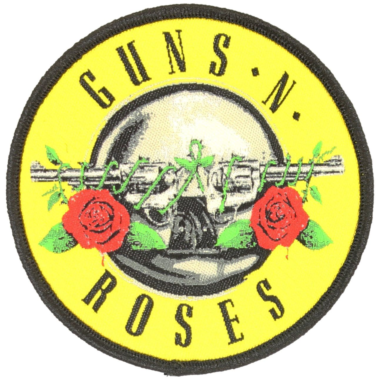 Guns N' Roses Classic Bullet Logo Standard Woven Patch Emblem