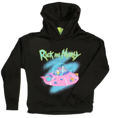 Rick und Morty Raumschiff Damen Kapuzenpullover