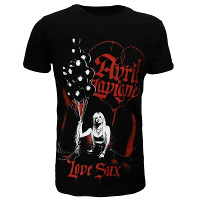 Avril Lavigne Love Sux Balloons T-Shirt